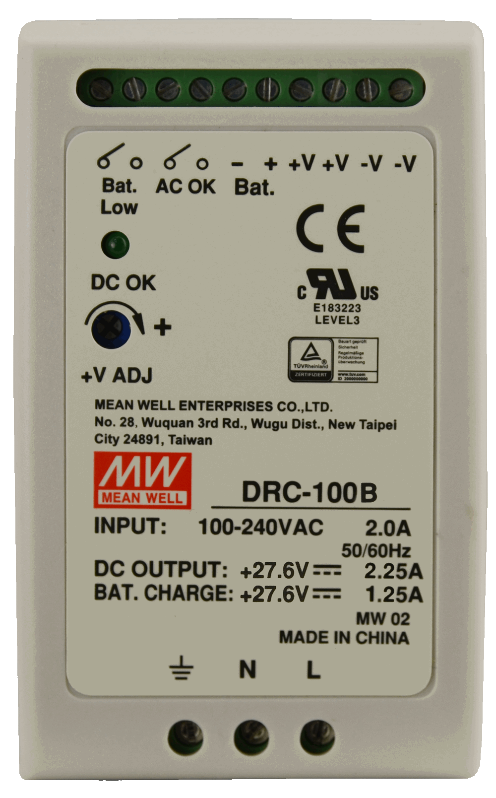 Drc 100a. DRC-100b mean well. Источник питания DRC-100a. Mean well DRC-100a. Drc100b аккумулятор.